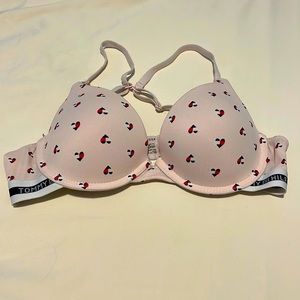 Tommy Hilfiger Pink Push-up and Back-crossed Bra 34B